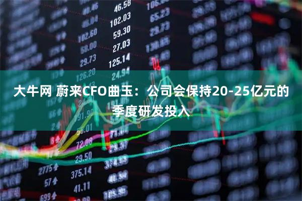 大牛网 蔚来CFO曲玉：公司会保持20-25亿元的季度研发投入