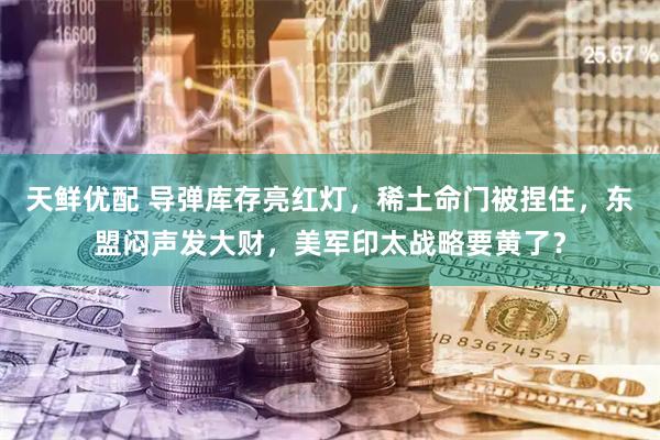 天鲜优配 导弹库存亮红灯，稀土命门被捏住，东盟闷声发大财，美军印太战略要黄了？